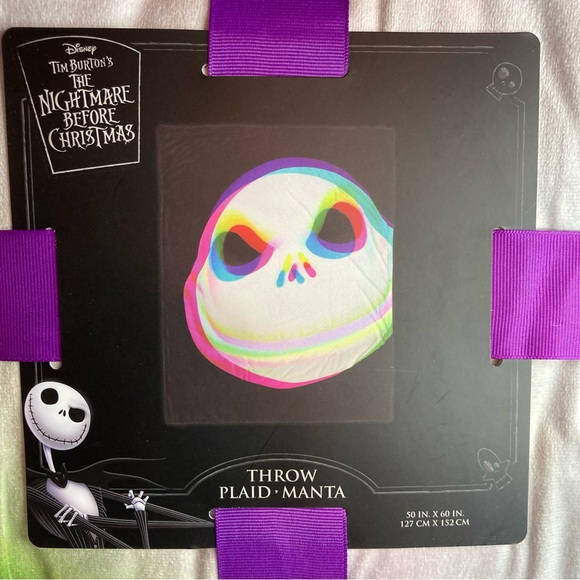 Disney Parks Nightmare Before Christmas Throw Blanket - Picture 2 of 5